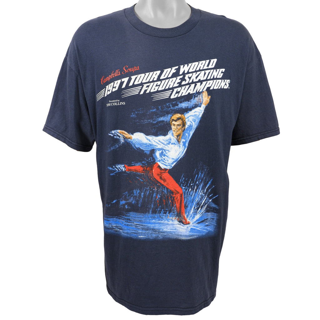 Vintage (Delta) - Tour of World Figure Skating Champions T-Shirt 1997 X-Large Vintage Retro