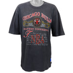 NBA (Nutmeg) - Chicago Bulls- Eastern Conference T-Shirt 1991 X-Large Vintage Retro Basketball