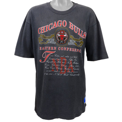 NBA (Nutmeg) - Chicago Bulls- Eastern Conference T-Shirt 1991 X-Large