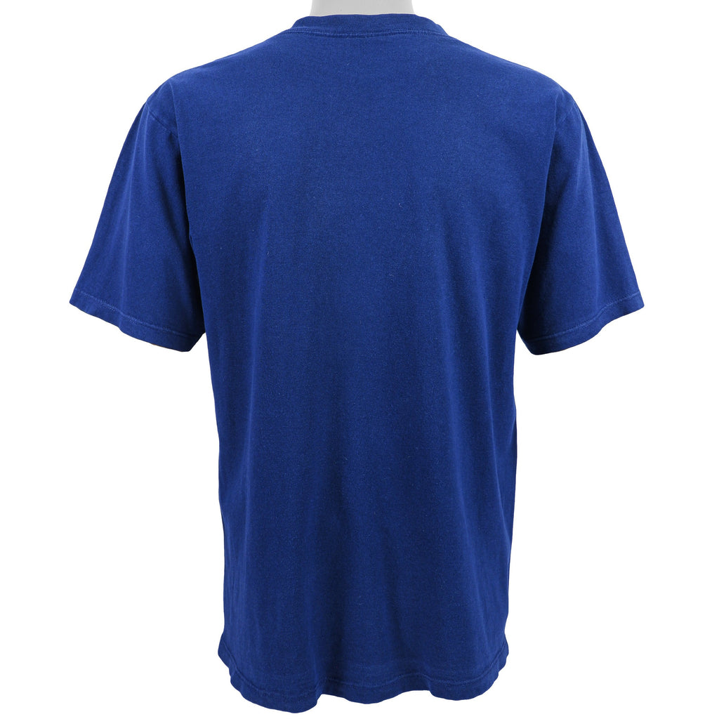 Tommy Hilfiger - Blue Spell-Out T-Shirt 1990s X-Large Vintage Retro