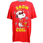 Vintage - Snoopy Snow Cool T-Shirt 1990s XX-Large