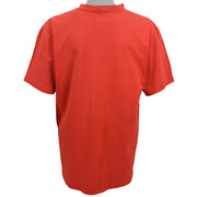 Disney - Red 25th Anniversary Spell-Out T-Shirt 1996 Large Vintage Retro