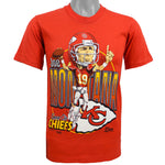 NFL (Salem) - Chiefs Joe Montana #19 Deadstock T-Shirt 1990s Small
