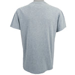 Ralph Lauren (Polo) - Grey Spell-Out T-Shirt 1990s medium Vintage Retro