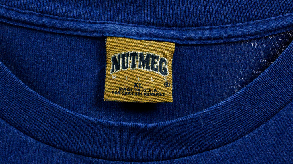 MLB (Nutmeg) - Cleveland Indians T-Shirt 1995 Large Vintage Retro Baseball