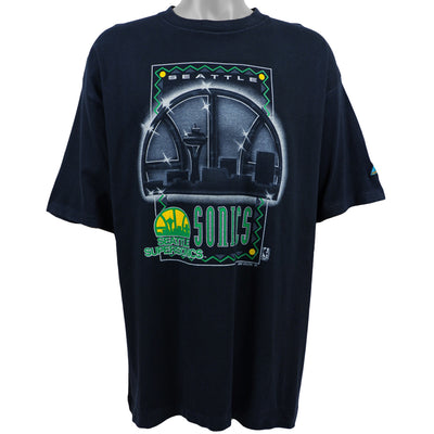 NBA (Logo Athletic) - Seattle SuperSonics Deadstock T-Shirt 1990s X-Large