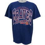 MLB - Atlanta Braves Spell-Out T-Shirt 1991 X-Large Vintage Retro Baseball