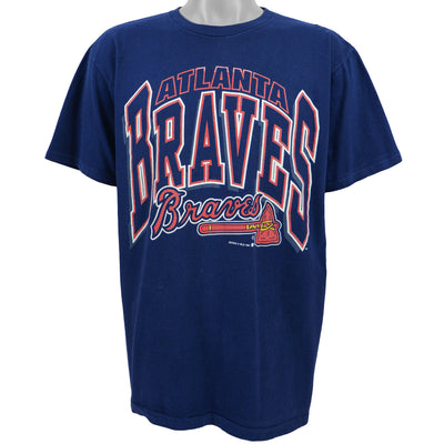 MLB (Jostens) - Atlanta Braves Spell-Out T-Shirt 1991 X-Large