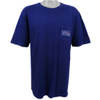 Tommy Hilfiger - Blue Spell-Out T-Shirt X-Large Vintage Retro