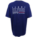 Tommy Hilfiger - Blue Spell-Out T-Shirt X-Large Vintage Retro