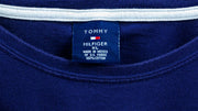 Tommy Hilfiger - Blue Spell-Out T-Shirt X-Large Vintage Retro