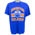 NHL - Edmonton Oilers Spell-Out T-Shirt 1988 X-Large Vintage Retro Hockey