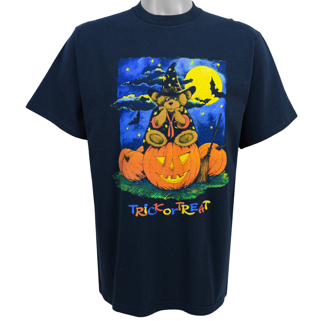 Vintage (Basic Edition) - Black Trick or Treat Deadstock T-Shirt Large Vintage Retro