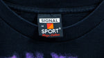Vintage (Signal Sport) - Black Printed T-Shirt 1990s Medium Vintage Retro