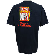 Vintage (Changes) - Bud Light Spell-Out T-Shirt 1996 X-Large Vintage Retro
