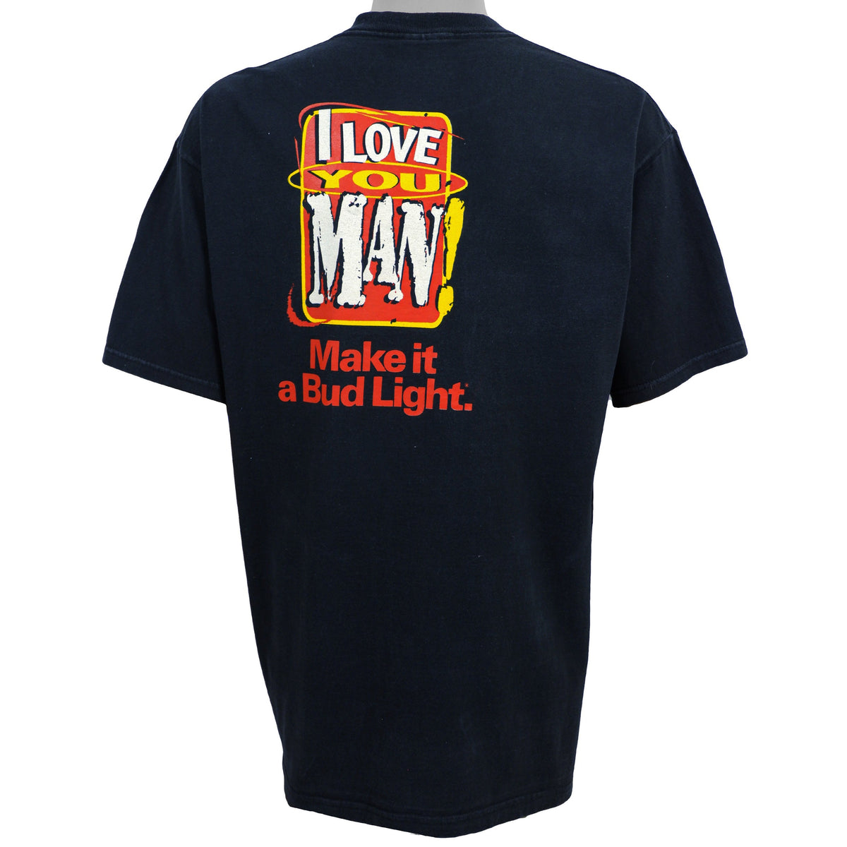 Vintage (Changes) - Bud Light Spell-Out T-Shirt 1996 X-Large Vintage Retro