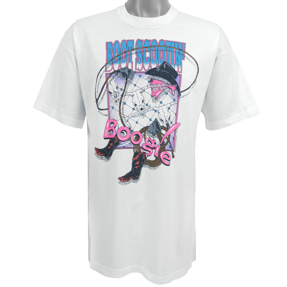 Vintage - Brooks & Dunn - Boot Scootin T-Shirt 1992 X-Large Vintage Retro