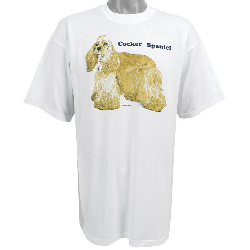Vintage - Cocker Spaniel Deadstock T-Shirt 1990s X-Large Vintage Retro