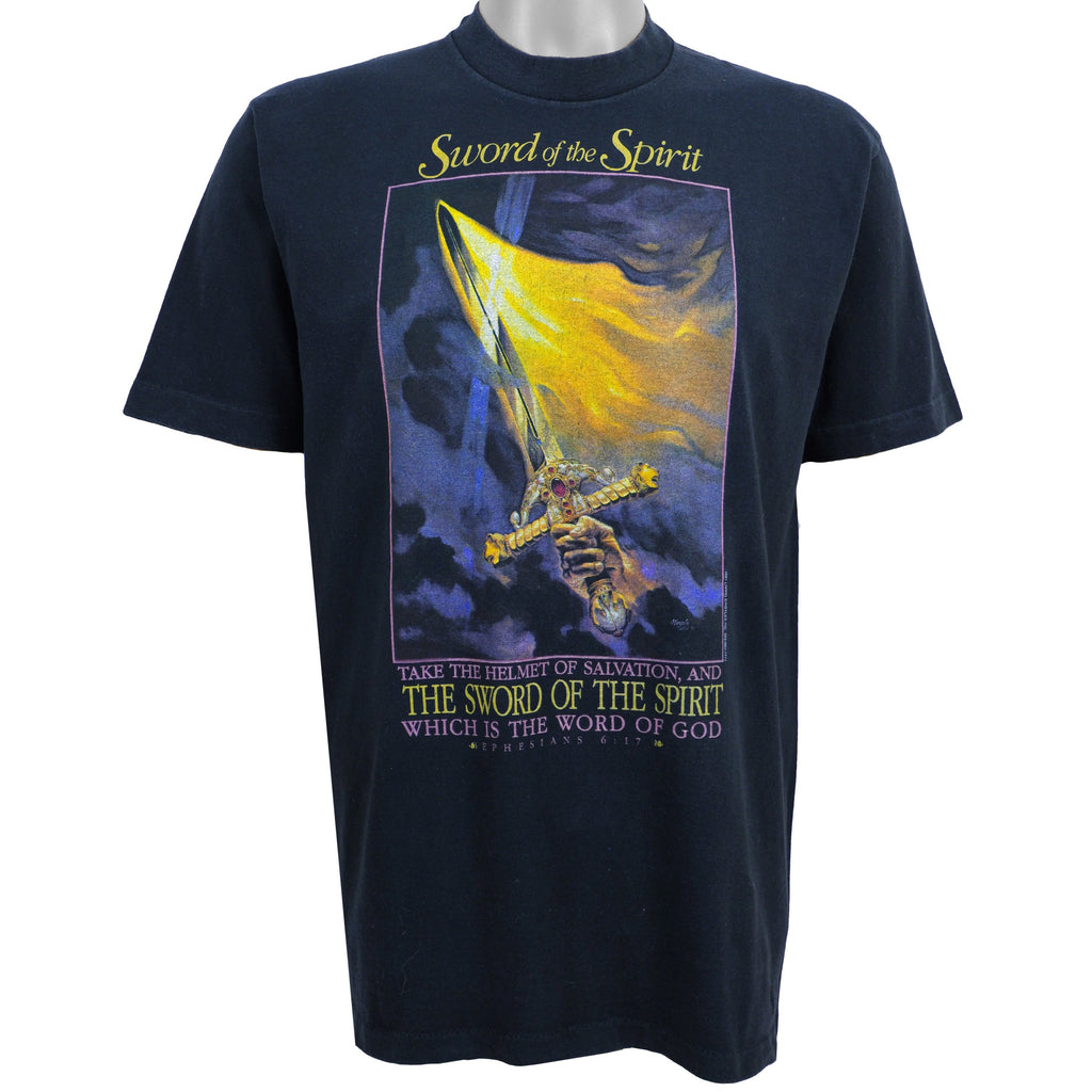 Vintage  - Sword of the Spirit T-Shirt 1991 X-Large Vintage Retro