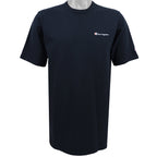 Champion - Black Classic T-Shirt 1990s Large Vintage Retro