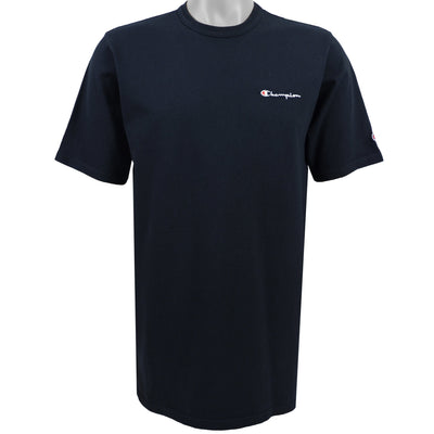 Champion - Black Classic T-Shirt 1990s Large