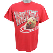 NHL - Detroit Red Wings Big Logo T-Shirt 1990s Medium Vintage Retro Hockey
