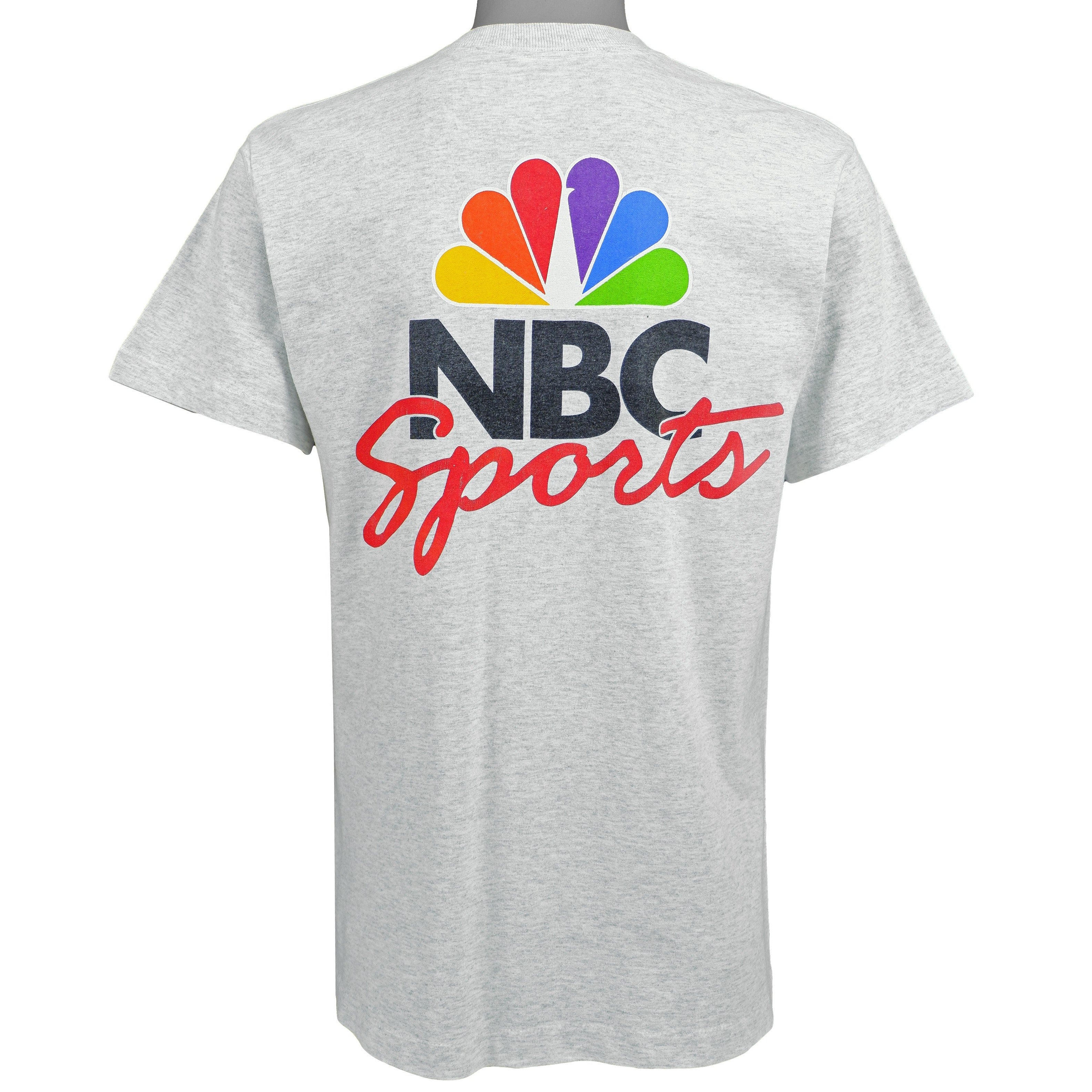 90s NBC Sports TV Promo Logo Jersey t-shirt Extra Large - The