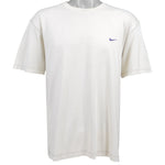 Nike - White Classic T-Shirt 1990s Large Vintage Retro