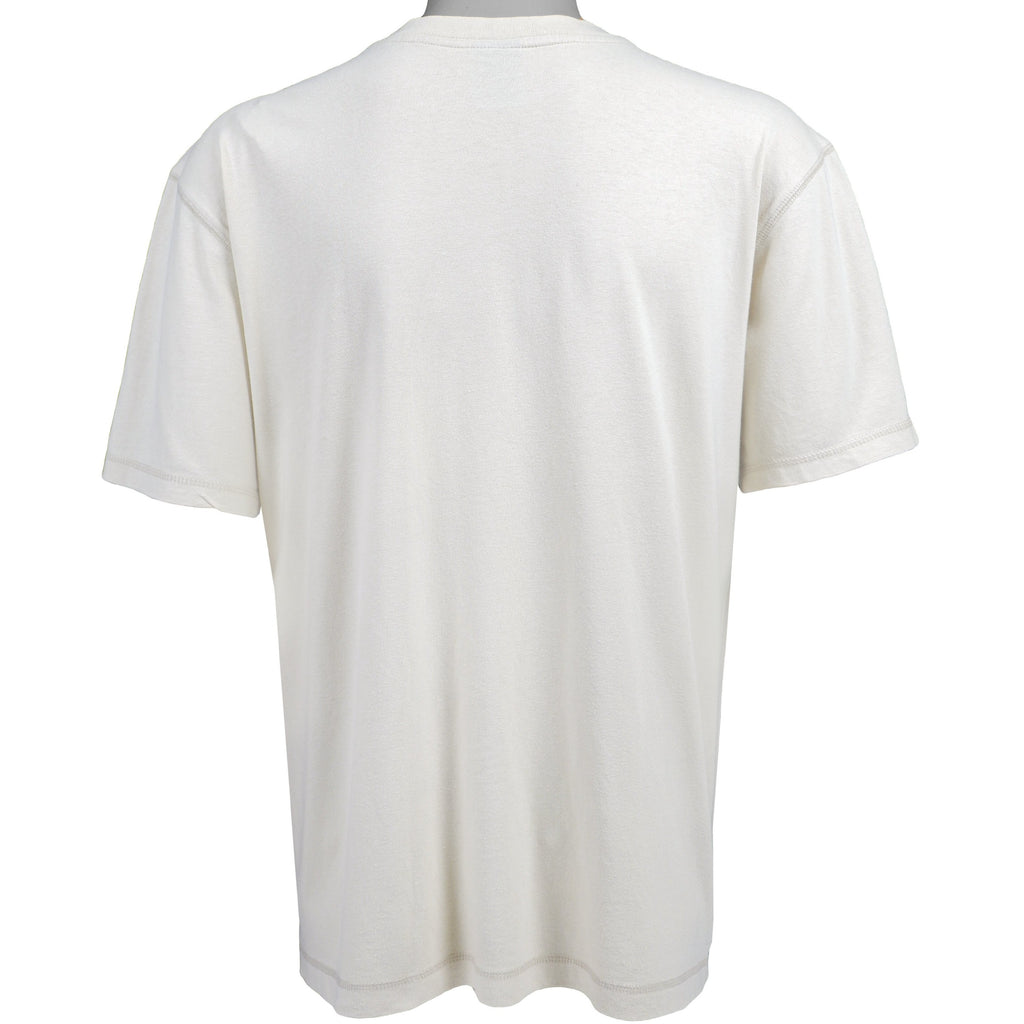 Nike - White Classic T-Shirt 1990s Large Vintage Retro