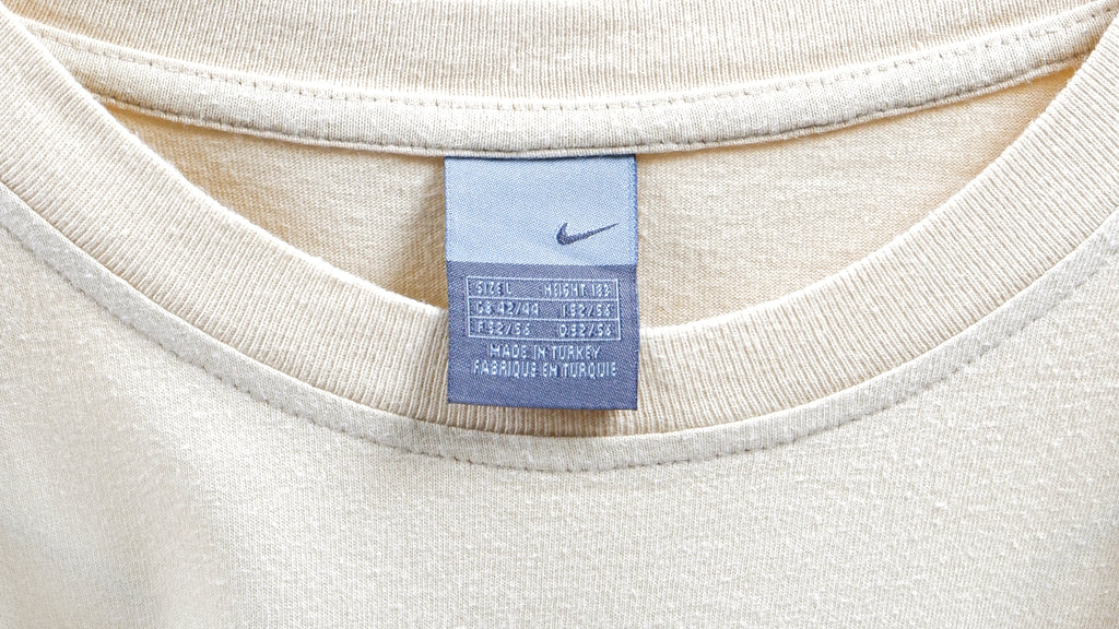 Nike - White Classic T-Shirt 1990s Large Vintage Retro