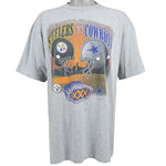 NFL (B-Kul) - Cowboys VS Steelers Super Bowl T-Shirt 1995 X-Large Vintage Retro Football