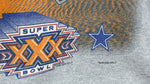 NFL (B-Kul) - Cowboys VS Steelers Super Bowl T-Shirt 1995 X-Large Vintage Retro Football