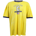 Ralph Lauren (Chaps) - Yellow Spell-Out T-Shirt 1990s Large Vintage Retro