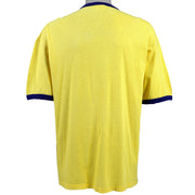 Ralph Lauren (Chaps) - Yellow Spell-Out T-Shirt 1990s Large Vintage Retro