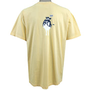 Vintage - Yellow Ben & Jerrys T-Shirt 1990s Large Vintage Retro