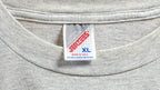 Vintage (Jerzees) - Grey Animal T-Shirt 1990 X-Large Vintage Retro