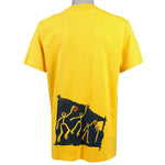 Adidas - Yellow Streetball Deadstock T-Shirt 1990s Medium