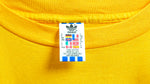 Adidas - Yellow Streetball Deadstock T-Shirt 1990s Medium Vintage Retro