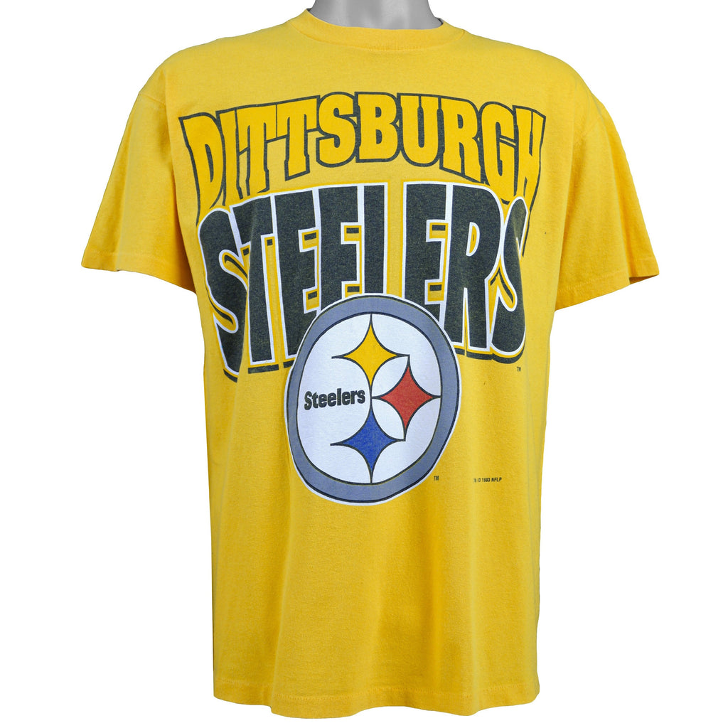 NFL (Artex) - Pittsburgh Steelers T-Shirt 1993 Large Vintage Retro