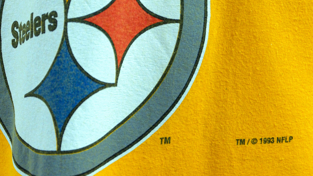 NFL (Artex) - Pittsburgh Steelers T-Shirt 1993 Large Vintage Retro