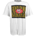 NFL (Hanes)- San Francisco 49ers Deadstock T-Shirt 1990s Large Vintage Retro Football