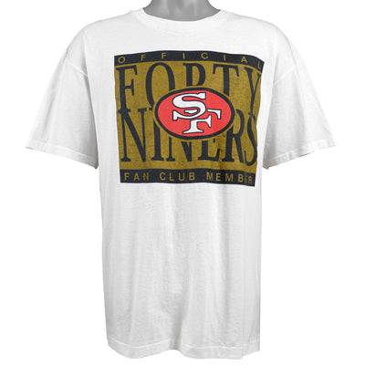 NFL (Hanes)- San Francisco 49ers Official Fan Club Member Deadstock T-Shirt 1990s Large