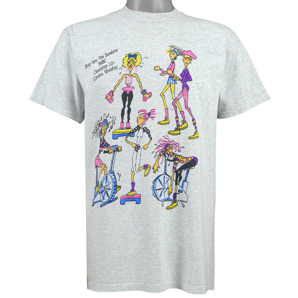 Vintage  - Grey SMBC Center T-Shirt 1990s Large Vintage Retro