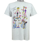 Vintage  - Grey SMBC Center T-Shirt 1990s Large Vintage Retro