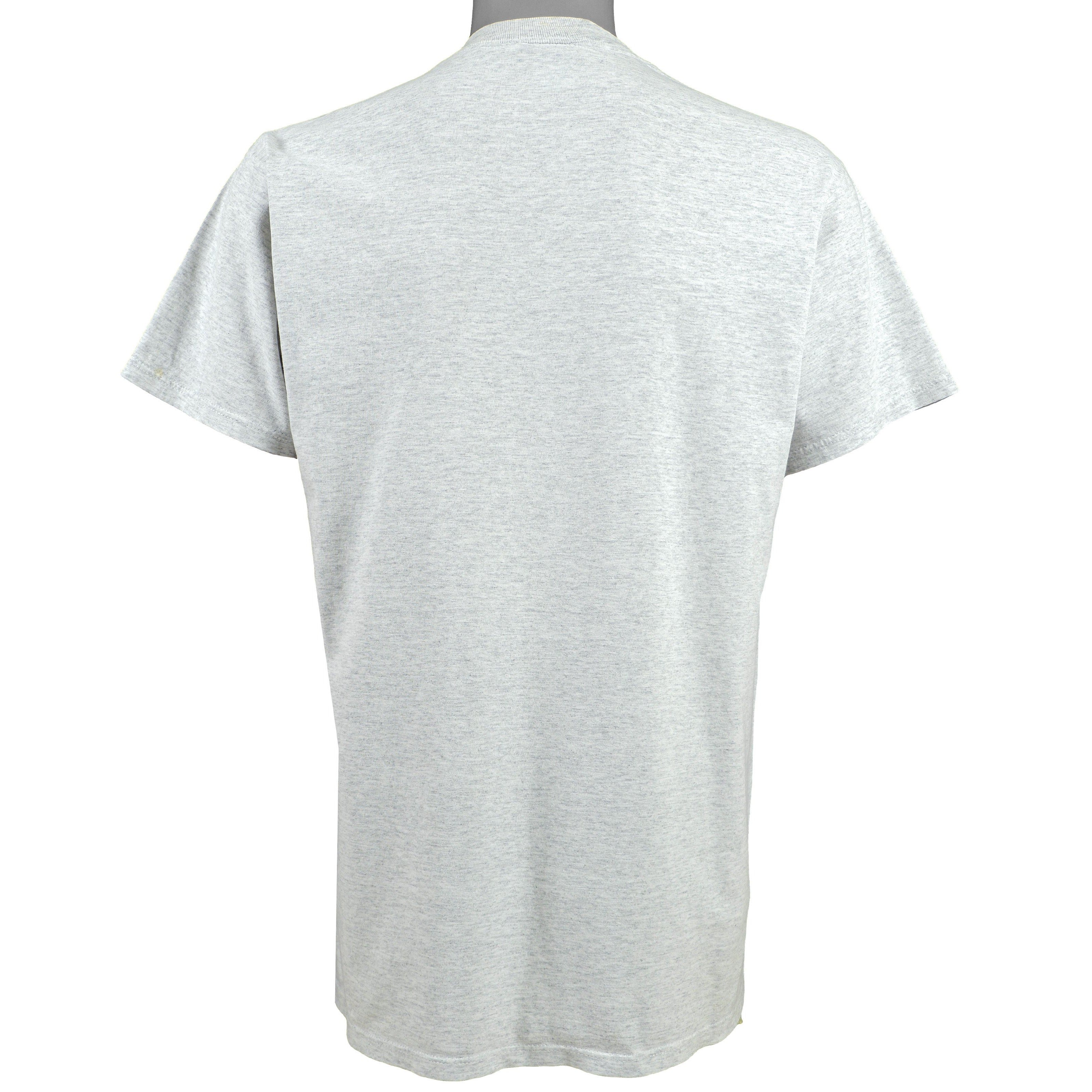 Vintage  - Grey SMBC Center T-Shirt 1990s Large Vintage Retro