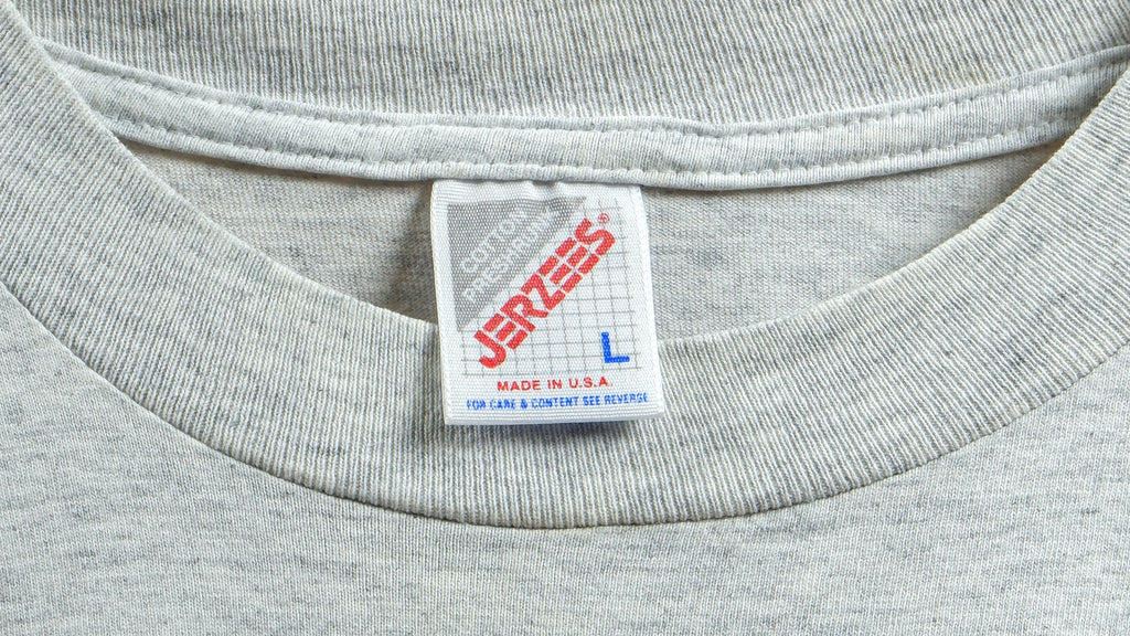 Vintage  - Grey SMBC Center T-Shirt 1990s Large Vintage Retro