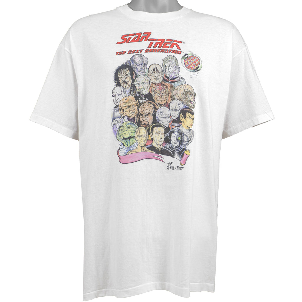 Vintage (Hanes) -Star Trek the Next Generation Deadstock T-Shirt 1990s X-Large Vintage Retro