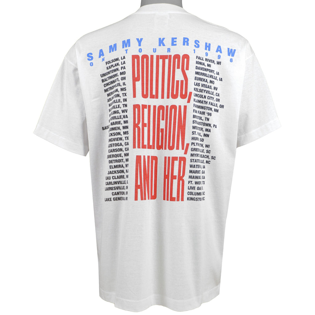 Vintage - Sammy Kershaw On Tour Deadstock T-Shirt 1996 X-Large Vintage Retro
