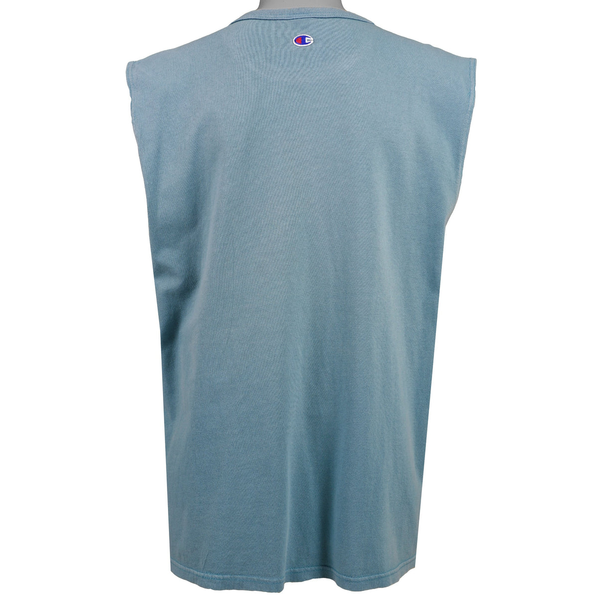 Champion - Teal Sleeveless Shirt 1990s Large Vintage Retro
