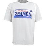 Vintage (All Sport) - Washington, P.E. U4EA Technology Deadstock T-Shirt 1990s Large